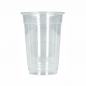 Preview: Getränkebecher geeicht 400ml rPET transparent Ø9,5cm